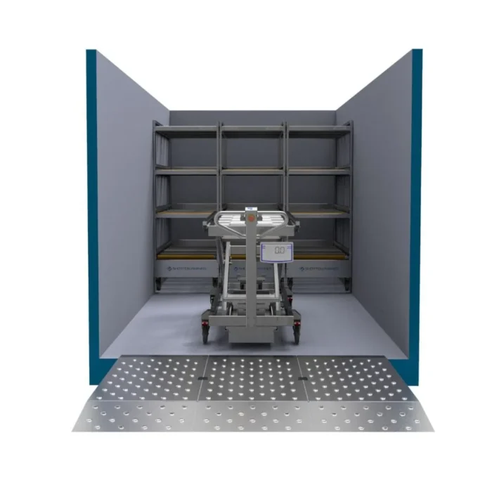 10x8 Container With Racking Container Racking - Medigear NT