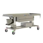 Large Height Adjustable Veterinary Trolley